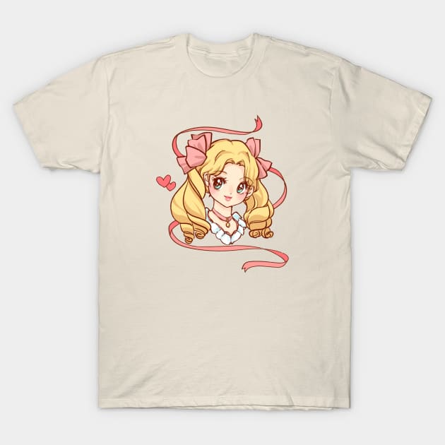 Cute Princess T-Shirt by Kate Paints